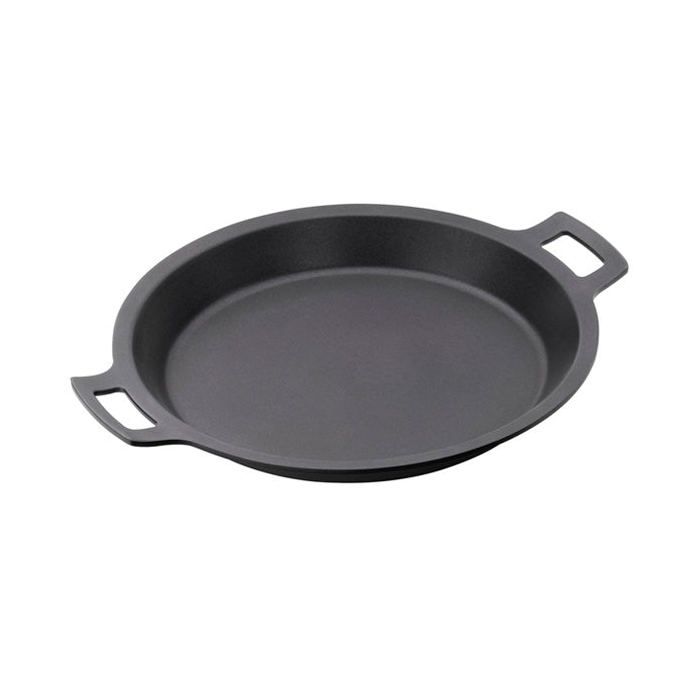 BRA Efficient - Paella-Pfanne, 40 cm, Aluminiumguss mit Teflon Platinum Plus Antihaftbeschichtung ohne PFOA, Griffe aus