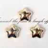 Metallic Star Charms 16mm Electroplated Flatback Stars Five-Pointed Star Charms for DIY Mobile Phone Cases Jewelry Making Hairpins Craft Supplies