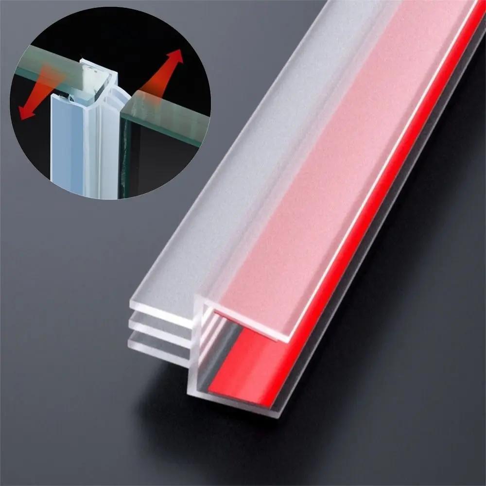 1/3meter Silicone Rubber Window Sealing Strips 5-10mm Gap 10mm/12mm Glass Door Weatherstrip Waterproof Self Adhesive