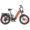 Cyrusher Kommoda 2.0 Mountain E-Bike für Erwachsene 48V20Ah Akku 250W Einzelmotor Elektrofahrrad 20 Zoll Offroad-Reifen Urbanes Pendler-E-Bike