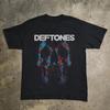 QUENTE! Deftones Minerva Camiseta Tops camisetas Masculino Feminino, Unissex Preto Algodão Camiseta Tops camisetas Masculino Feminino, Tamanho S-4XL