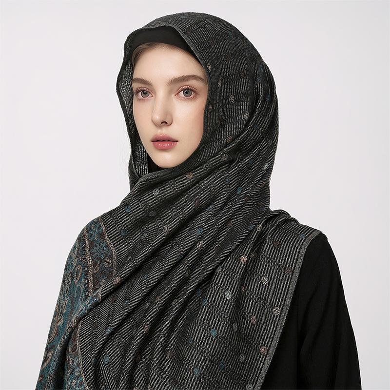 Luxury Brand Autumn Cashmere Pashmina Shawl Lady Wrap Warm Winter