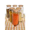 Set Of 6 Vacuumed Large Size 1300ml Jars With Bamboo Lids