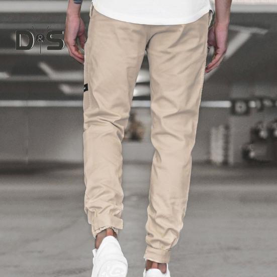 Buy Men Cargo Pants Patchwork Casual 