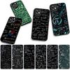 Chemistry Science Chemical Maths Equation Formula Phone Cover Case for Apple iPhone 17 16 11 Pro XS Max XR 6 7 8 Plus + 16E SE