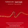 Wutai Mountain Tai Sui Red Rope Bracelet for Women - Handmade 2026 Birth Year Lantern Knot with Eight Guardian Deities