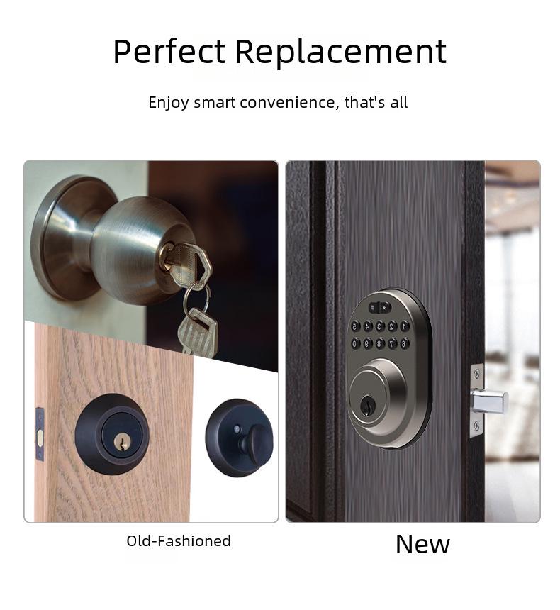 Smart Electronic Keypad Deadbolt Lock with Automatic Door Control