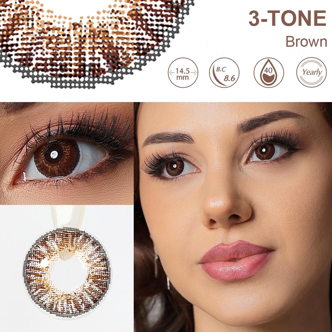 Пара цветных контактных линз