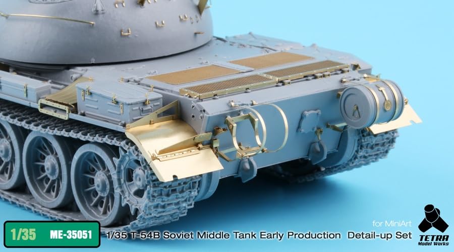 Tetra Model ME Series Russian Medium Tank Early Production Type Plastic Model Parts ME3551 1/35 T-54B (MIN)