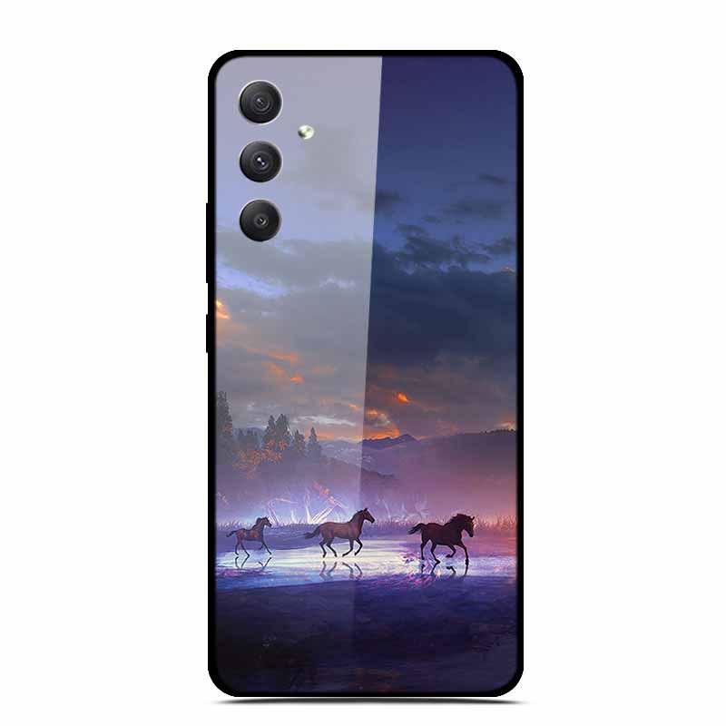 Чохол для телефону Samsung A35 5G - Персоналізоване кольорове загартоване скло, Захист від падінь.
