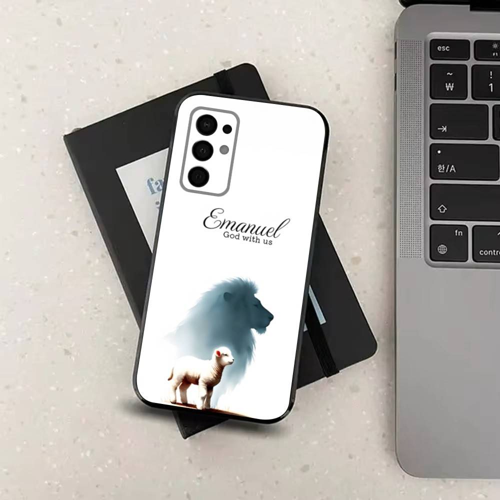 Verses Belief Jesus Bible Case For Samsung Galaxy A73,52,71,53,32,72,41,J7,22,Note,31,8,9,Soft Black Silicone Cover
