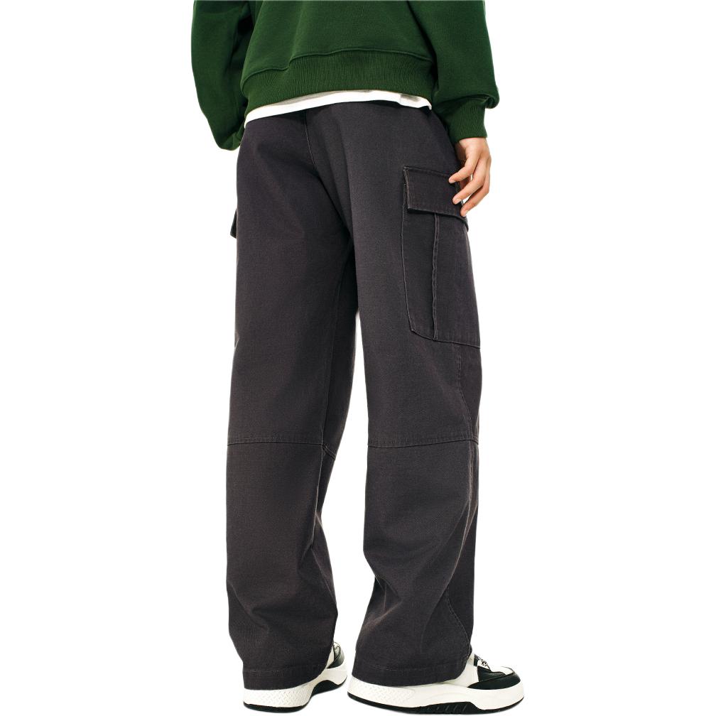 Anta Loose Durable Woven Casual Pants Men Bottoms Earth-Gray 952448502-3