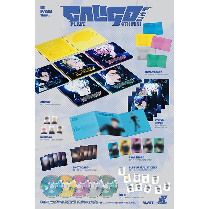 [Pre-order] PLAVE - 4th Mini Album [Caligo Pt.2] SET 4EA
