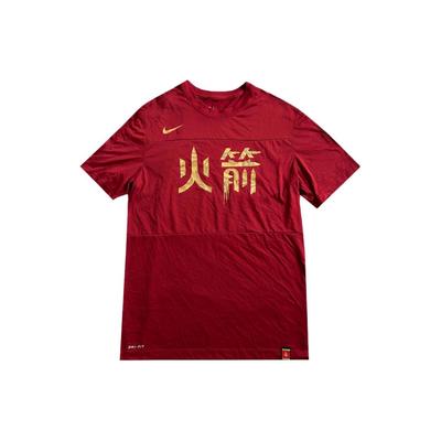 Outdoor Casual Sports Graphic Print Short Sleeve T-Shirt Men Tops Red AH1211-613