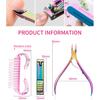 Maniküre Set Nail Art Peeling Werkzeuge Schere Zange Peeling Schieber Tote Haut Nagelhautschieber Zange Löffel Entferner Knipser Schneider