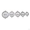 50x 12-20mm Cabochon Pendant Tray Base DIY Necklace Bracelet Jewelry Finding