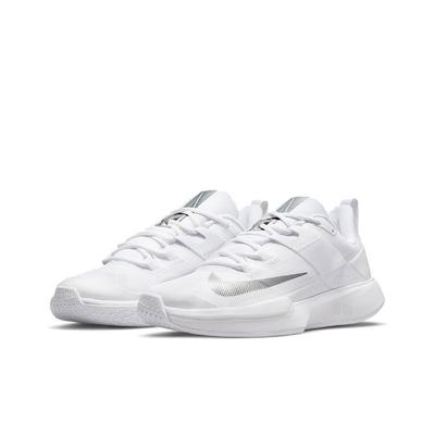 NikeCourt Vapor Lite da donna Bianco Argento Metallizzato DC3431-133