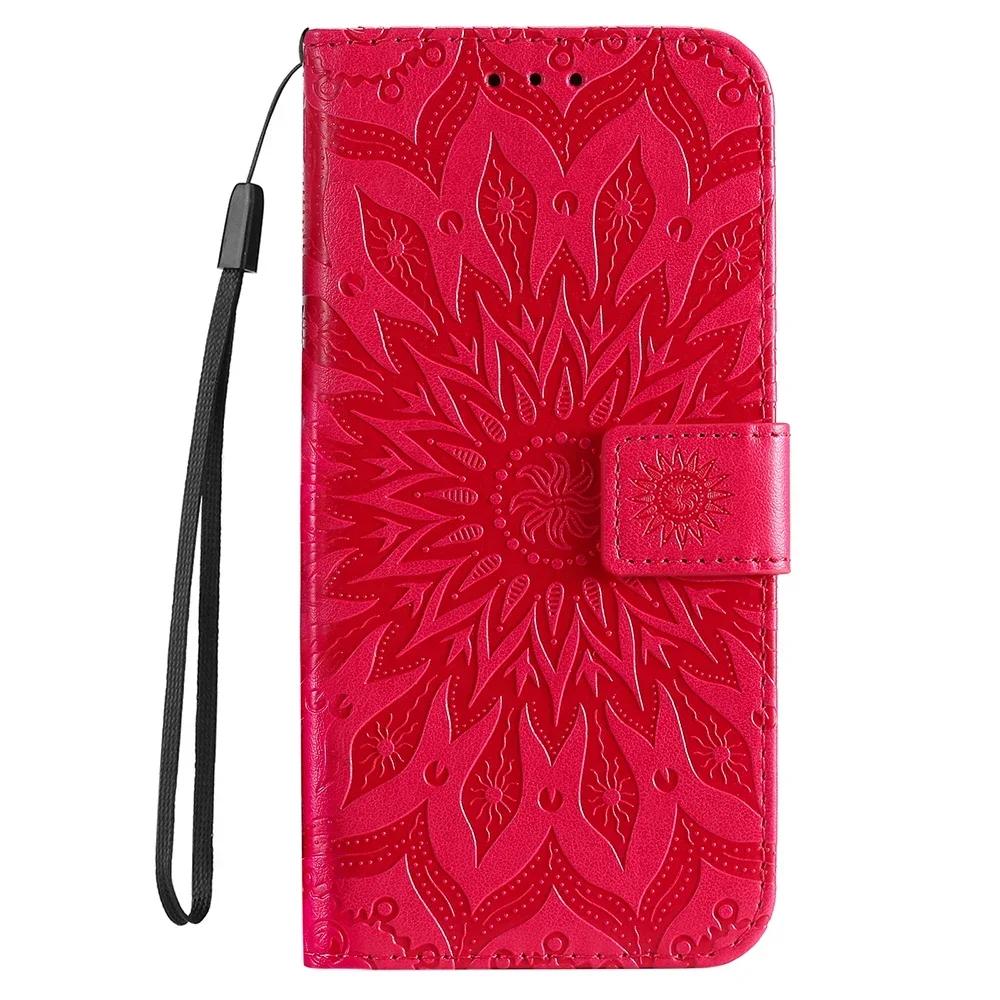 3D Embossed Pattern Flip Case For Moto G06 G56 G86 G05 G15 G55 G85 Stand PU Leather Wallet Cover Card Holder Strap