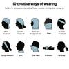 Wool Sports Bandana Velvet Cycling Scarf Warm Neck Protection Face Scarf  Men Women
