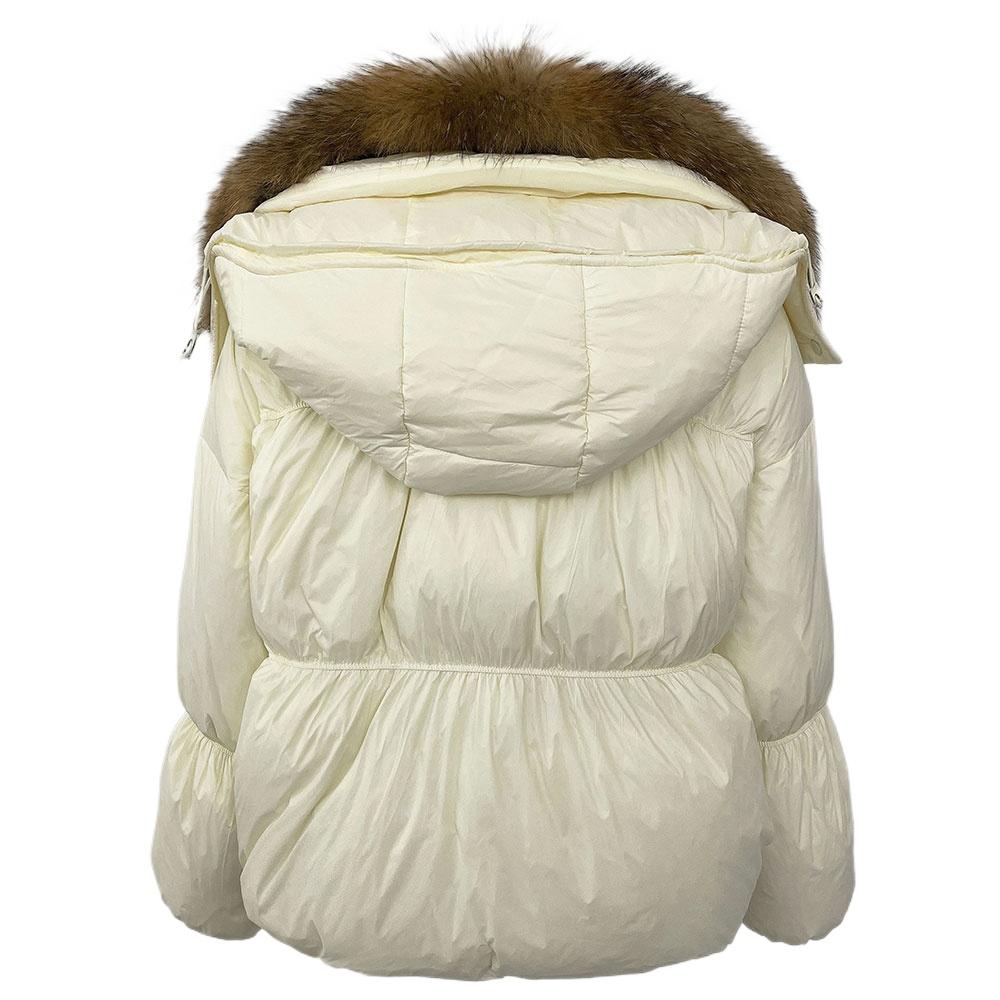 OFTBUY Winter Jacket Women Big Real Fox Raccoon Fur Collar Natural Warm Duck Down Coat Short Outerwear Streetwear Loose Casual