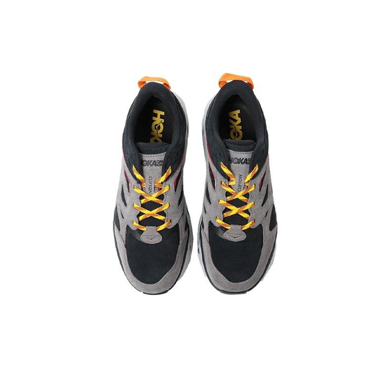 HOKA One One Clifton L Suede 'Black Lunar Rock' Men's 1122571-BLRK
