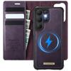 Magnetic Leather Case with Flip Cover for Samsung S26 ULTRA/S25 EDGE - MagSafe Wallet Style