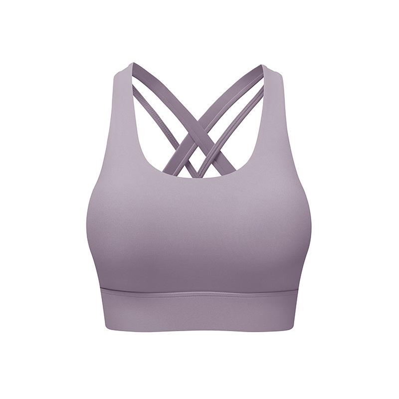 High-Strength Shockproof Sports Bra: Anti-Sag Integrated Support for Yoga & Running L