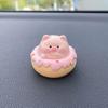 Cute Cartoon Pig Car Ornament Creative Car Center Console Car Interior Dashboard Decoration Car Accessories