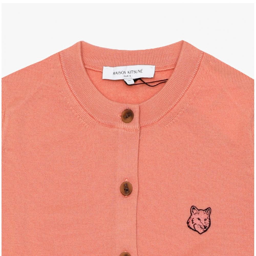 MaiSon KitSun  Bold Fox Head Patch Women S Cardigan Mw00508kt1036