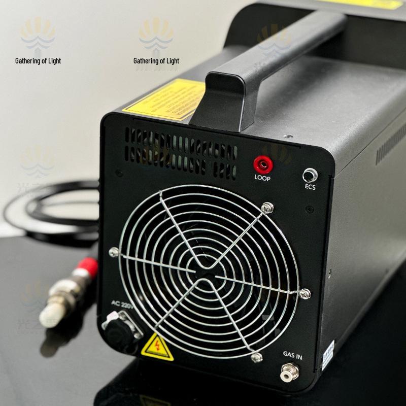 Air-Cooled Desktop Pulse Laser Spot Welder - Precision Fiber Welding Machine with Polished Fish Scale Pattern