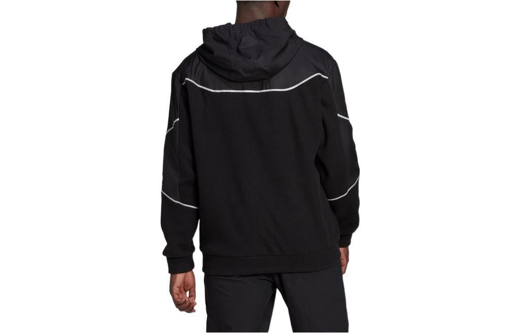 Adidas Jackets Men's Black Hooded Moderate Other HL6908