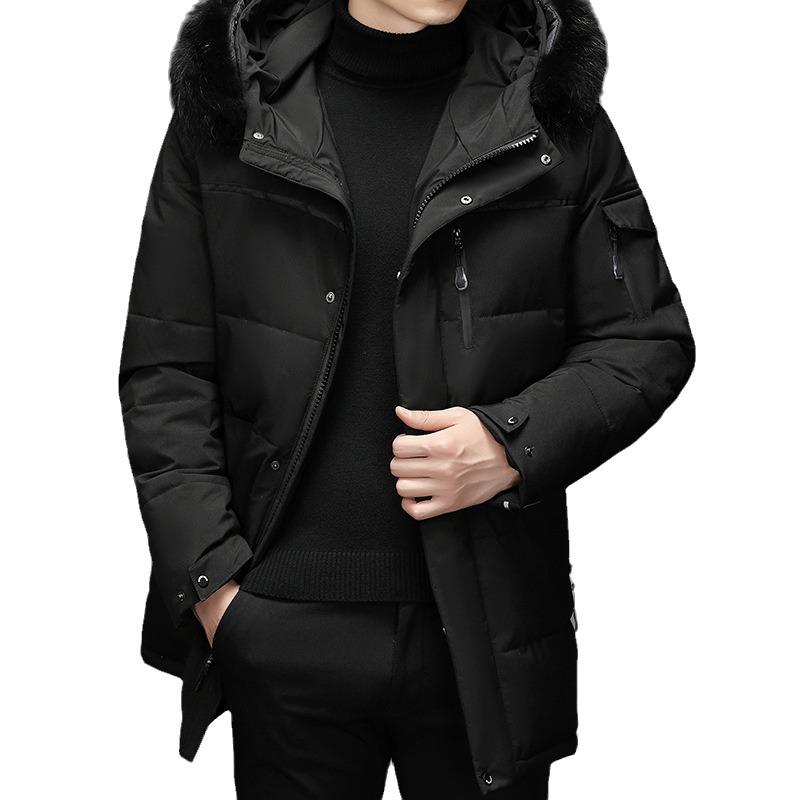 Men's Short Thickened Down Jacket - Korean, European, American Fashion Outdoor Coat