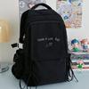 Japanese Style Light Solid Color Backpack Outdoor Travel Large-capacity Casual All-matching College Student Commuting Schoolbag