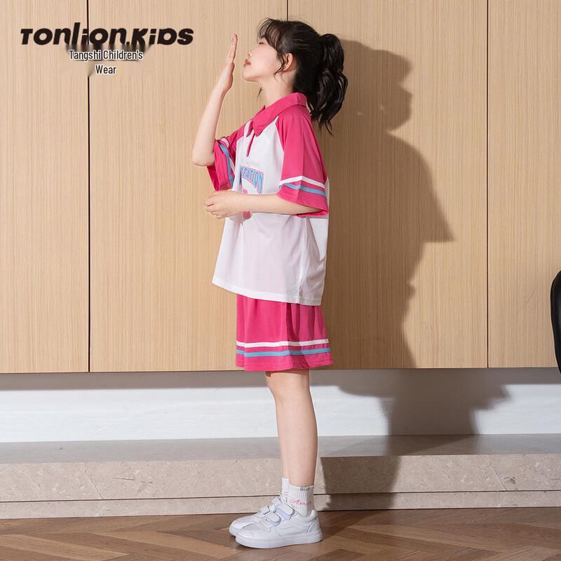 Tangshi Girls  Lightweight Casual Two-Piece Summer Outfit 160