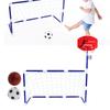 2 in 1 Indoor Arcade Game Parent Child Sports Games Indoor Children's Football Door for 3+ Years Old