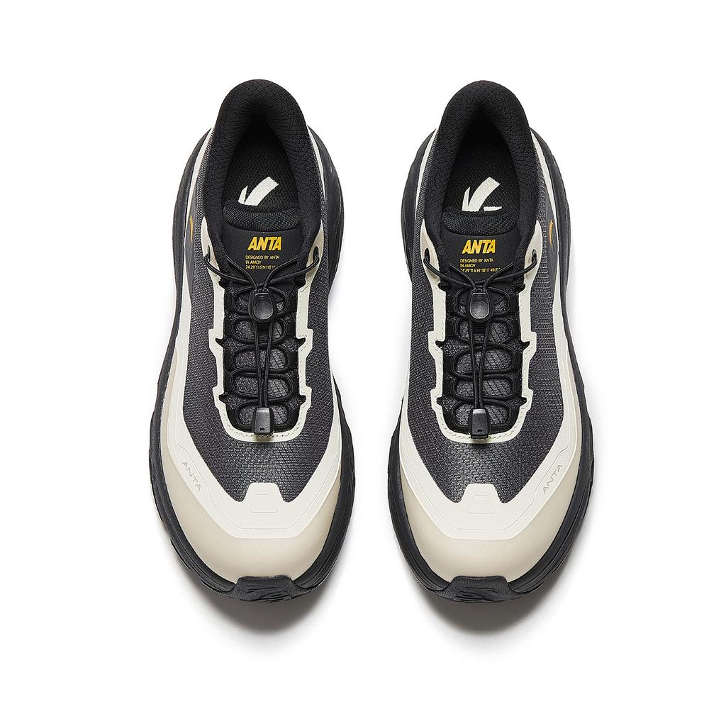 Anta Trace The Trail Slip Resistant Abrasion Resistant Casual Shoes Men's Black Gray 912548803-3