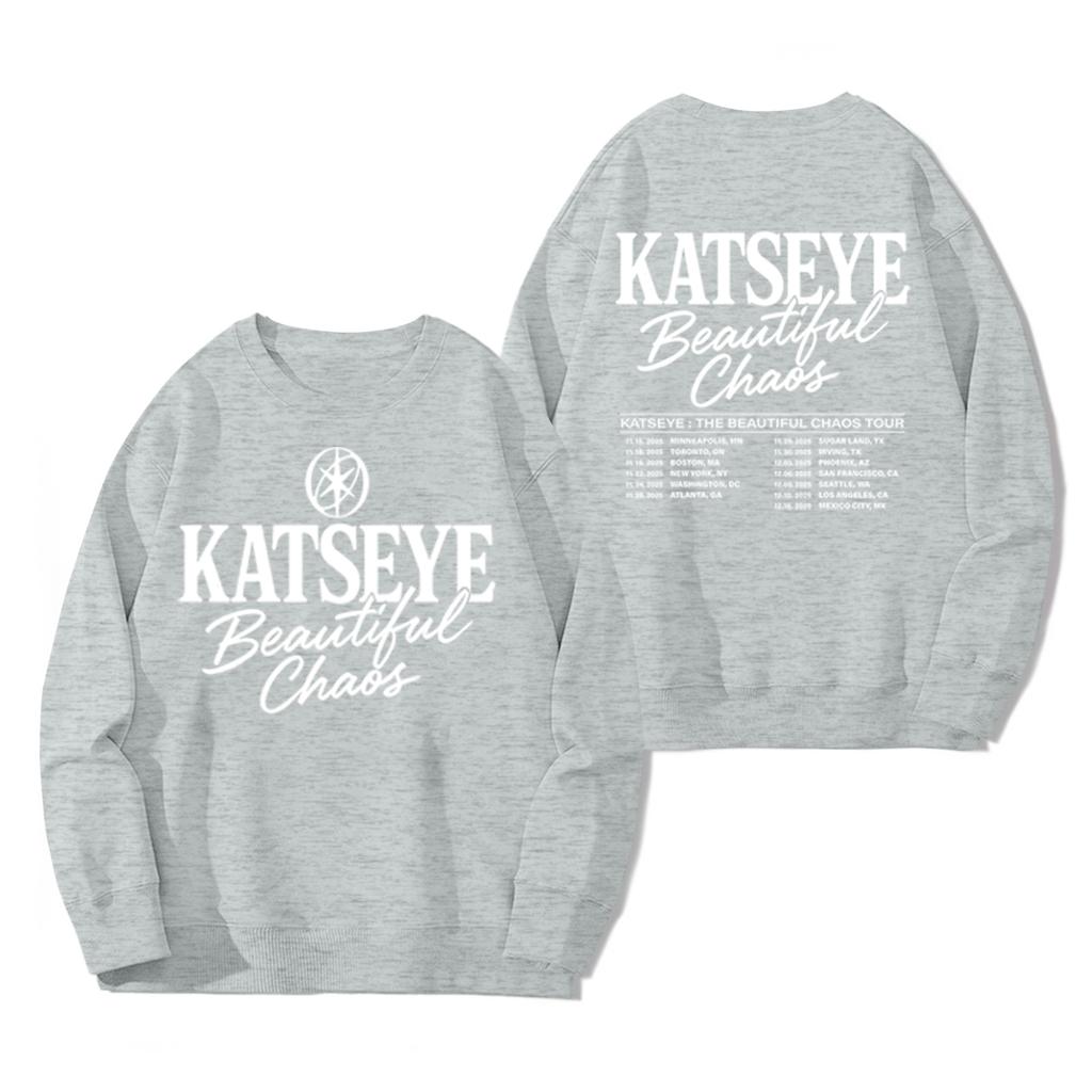 Women's Fashionable And Casual Long Sleeve Printed Pullover Sweatshirt