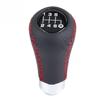 Car Vehicle 6 Speed Gear Knob Pu Shifter Stick With 3 Hoses