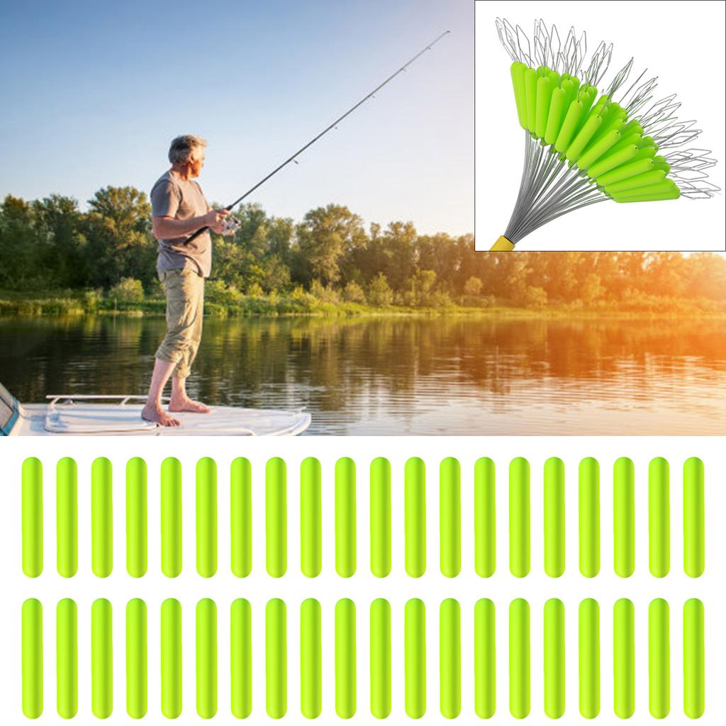 Soft Fishing Float Bobbers Stopper Space Bean Connectors Cylinder Shape Float Sinkers Stops Fishing Accessories