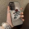 The new rose is suitable for Samsung Galaxy S25 mobile phone case Samsung S24 ULTRA foreign trade S21