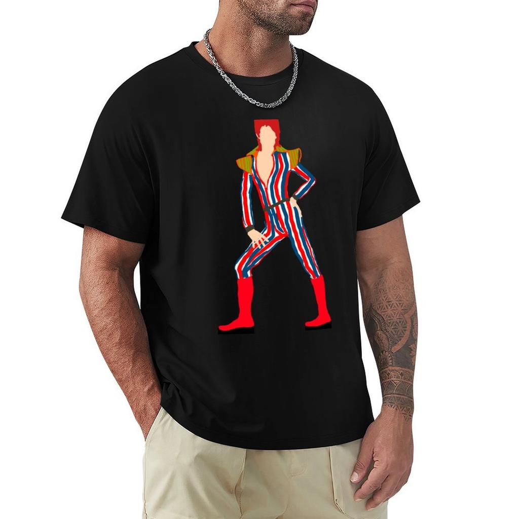 Stripe Ziggy Tshirt Street Art Print Tee Shirt