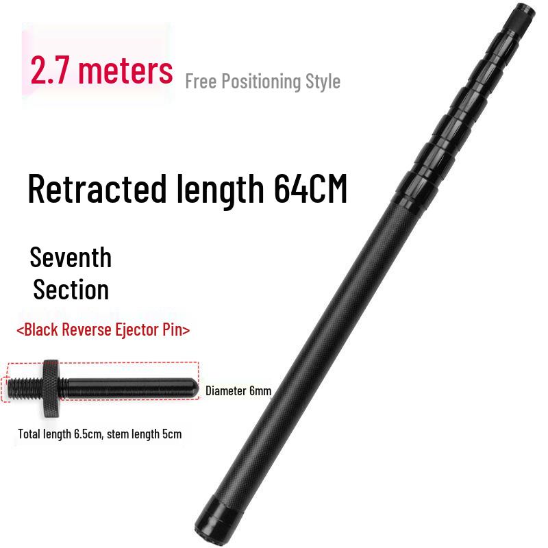 Manulife 3M Carbon Sky Canopy Portable Telescopic Fishing Net Pole