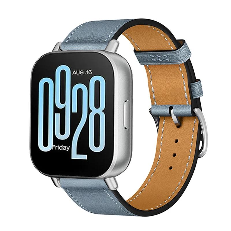 Leather Bracelet Loop For Realme Watch 5 Wrist Strap Accessories 22mm Correa For Realme Watch S2/3 3Pro S SPro/2 2 Pro Watchband