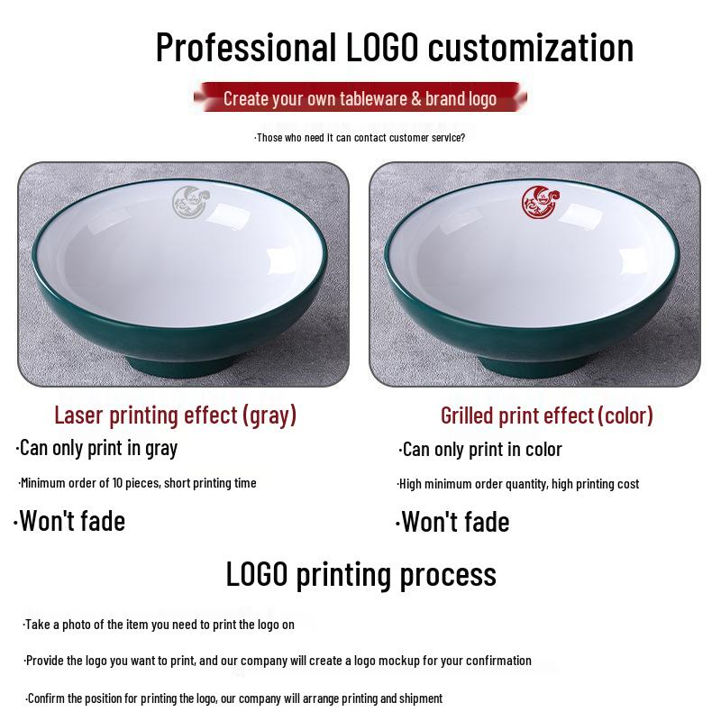 Nordic Melamine Malatang & Lanzhou Lamian Soup Bowl