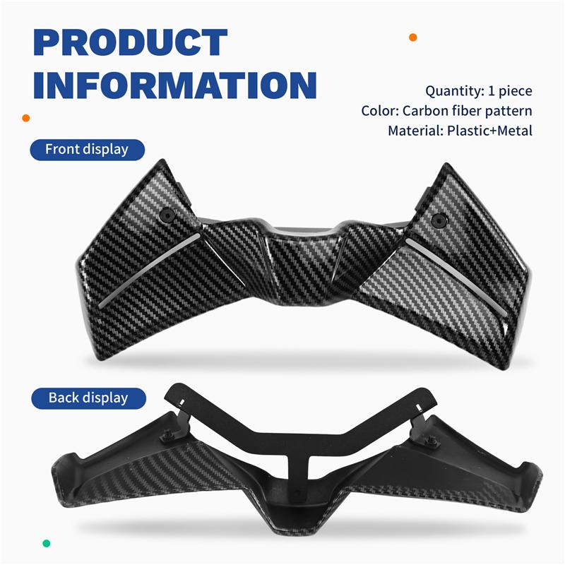 Motorcycle Front Spoiler Downforce Naked Frontal Fairing Winglet Aerodynamic Wing For MT-09 MT09 2026-2026