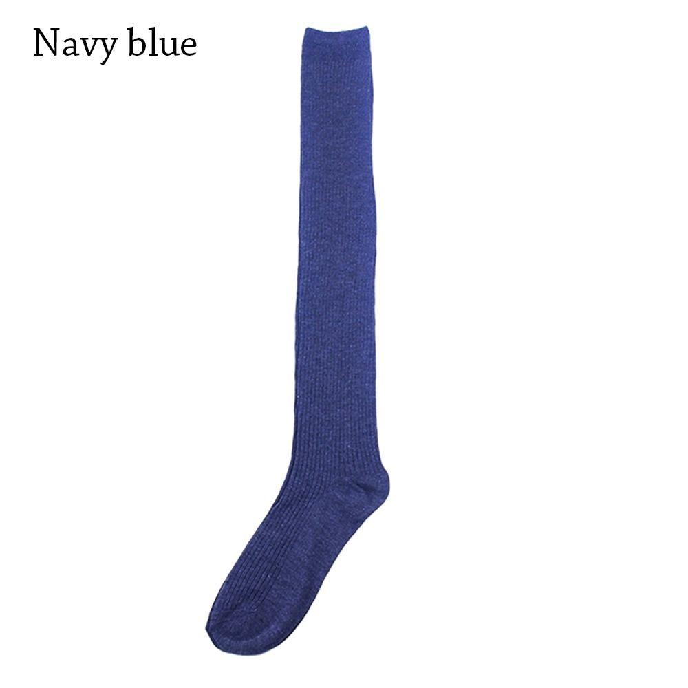 Überknie Lange Strümpfe Verdickte Stiefelsocken Winter Knöchelwärmer Frauen