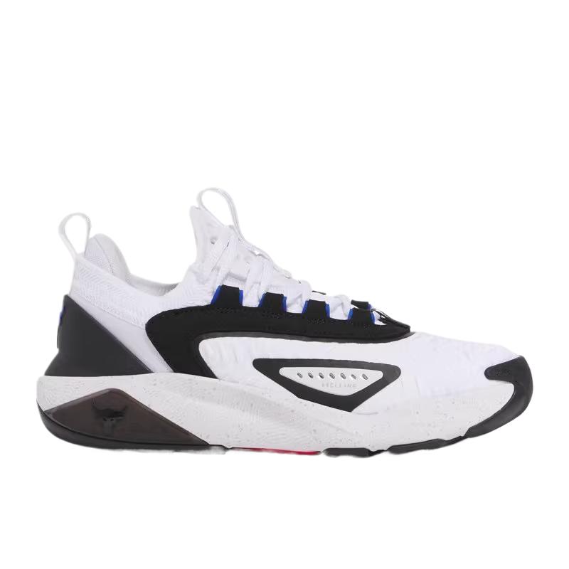 Under Armour  Project Rock 7 White Black Team Royal Women Sneakers 3027601-104