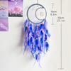 Dream Catcher Natural Crystal Stone Wind Chimes Boho Hand-woven Feathers Bedroom Hanging Ornaments Festival Gift Home Decoration