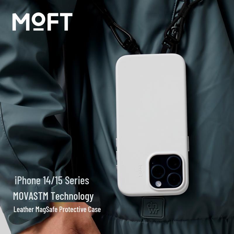 MOFT MagSafe Leather Case for iPhone 15 Pro Max