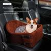 Portable Pet Car Seat Armrest Box & Travel Dog Bed